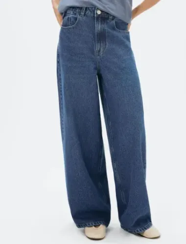 Calça jeans wide leg Hering tam. 38
