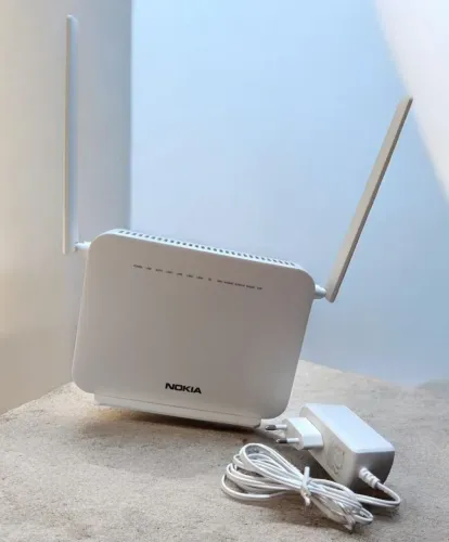 Roteador Nokia Wi-fi fibra ótica