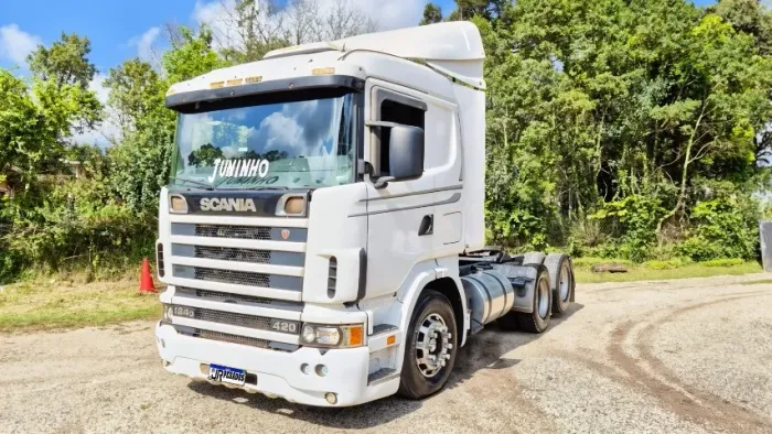scania sc r420 trucado 6x2 ano 2007 sem arla com ar condicionado