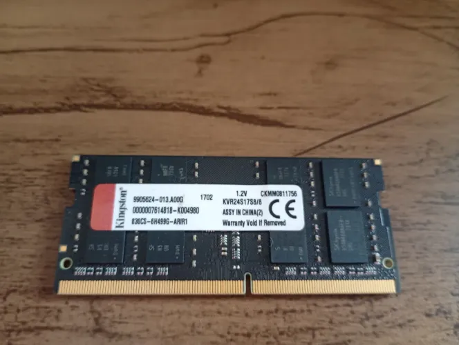 Memória 8GB DDR4 Kingston