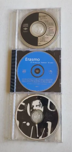 Lote 3 CDs Originais: Raul Seixas, Erasmo Carlos e Tim Maia