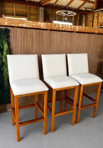 Banquetas estofadas