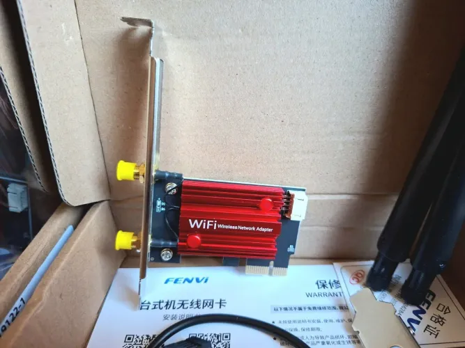 Placas De Rede Wi-Fi 2.5G/5Ghz e Bluetooth 4.0 - Fenvi Ac 1200. NOVAS.