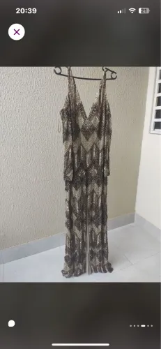 Vestido Pedraria Mãe de Noiva