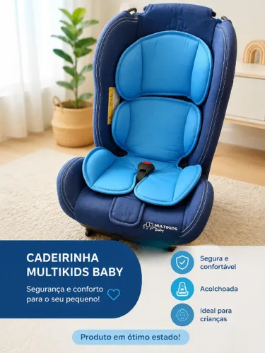 Cadeira de carro multikids baby azul
