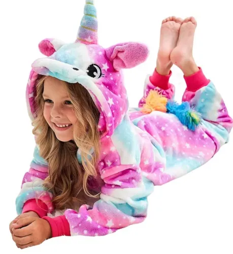 Pijama de unicórnio feminino 
