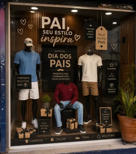 Vendedor Urgente loja de roupas Masculina