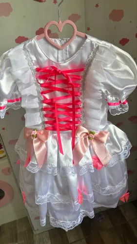 Vestido noivinha quadrilha tamanho 4/6 anos
