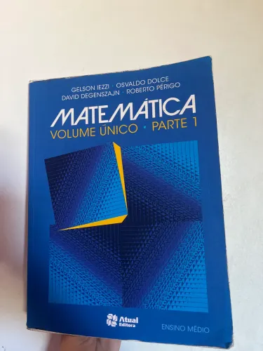 Livros de matemática do ensino médio (volume único - parte 1 e 2)