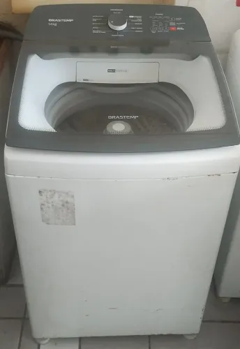 VENDO UMA MÁQUINA DE LAVA BRASTEMP DE 14 KILOS SEXTO INOX BEM CONSERVADA 