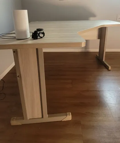 Mesa estação de trabalho em L