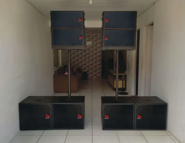 Vendo ou troco som profissional passivo