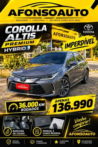 Toyota Corolla Altis Prem. Hybrid 1.8 Flex AUT 2023