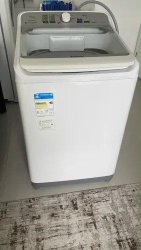Lavadora de Roupas Panasonic 14kg Branca Com 08 Programas de Lavagem e Smart Sense
