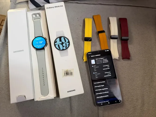 S25 plus 12RAM 256GB + smart watch 6 sansusng original