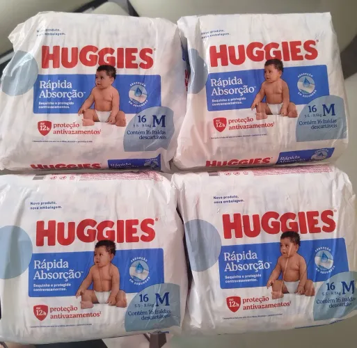 Fraldas M Huggies