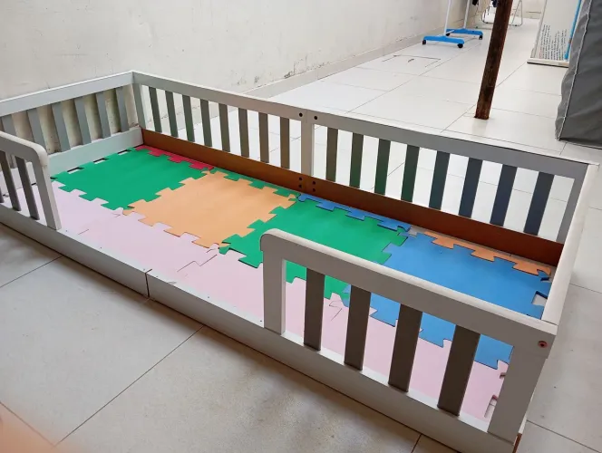 Cama infantil de chão