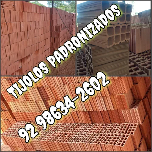 Tijolos 19x19x9 cm padrão