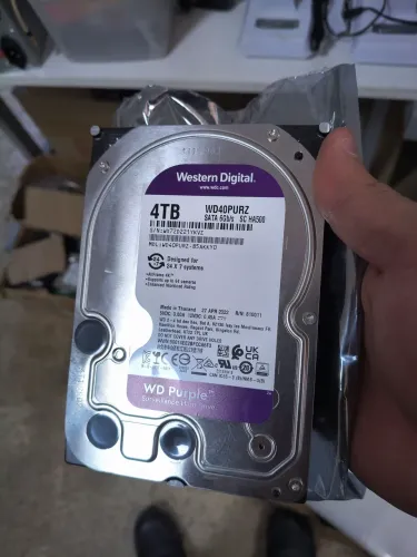 HD 4tb Purple WD semi novo DVR NVR