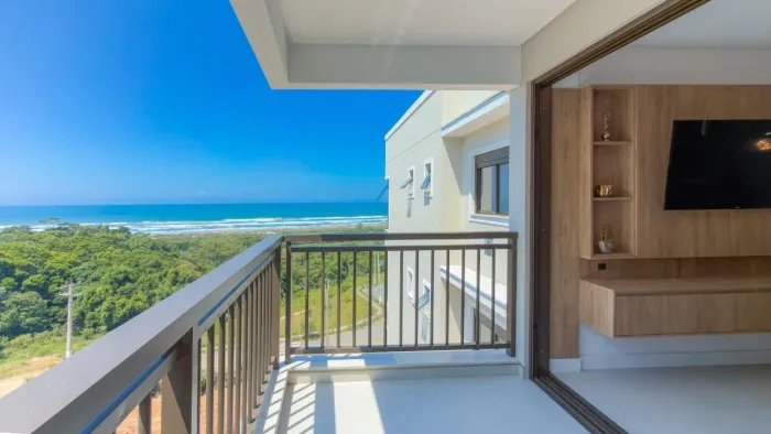 Venda de Apartamento de 3 Quartos na Vila Nova, Imbituba-SC: 1 Suíte, 2 Salas, 1 Banheiro,