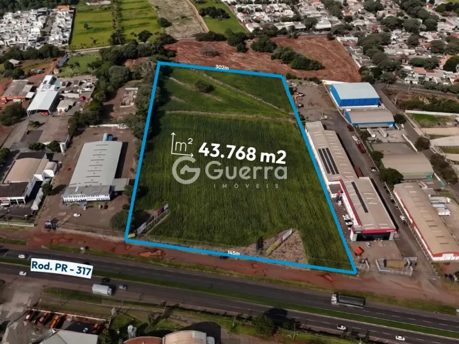 Terreno à Venda no Parque Industrial em Maringá