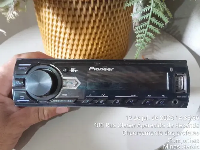 Radio automotivo pioneer MVH_298BT