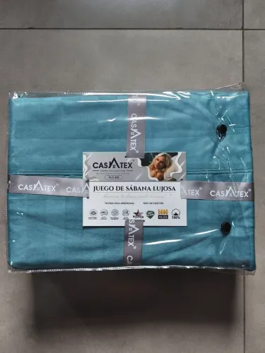 Jogo de lençol Casa Tex luxo Hotel Queen 5000 fios Algodão Puro / 4 peças !!!