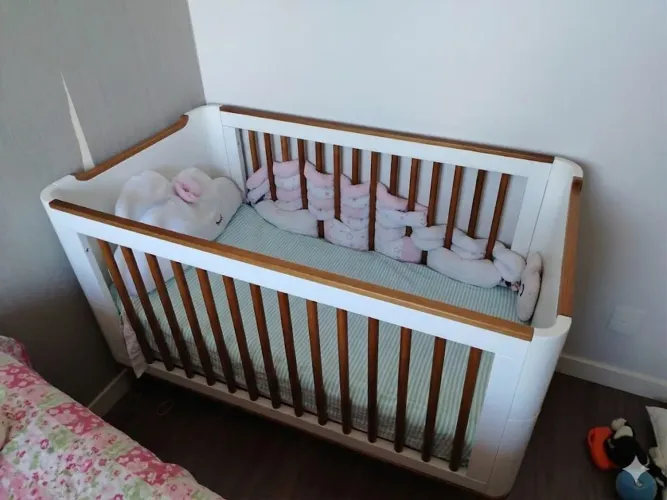 Berço Matic  - modelo - Flow Eco  wood
