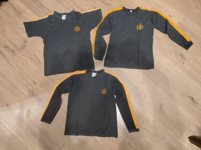 3 Camisetas de Uniforme Colégio Positivo - Tam. 8