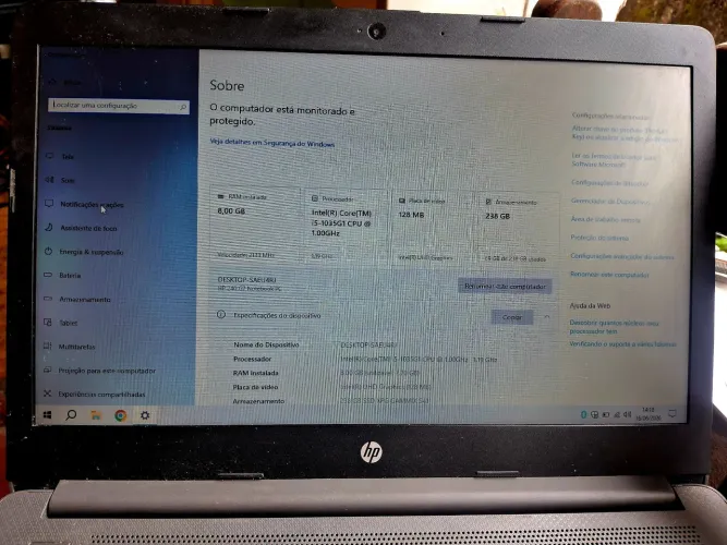 Notebook HP 240 G7