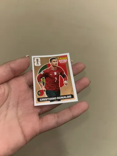 Figurinha Extra Sticker Legend Bronze Cristiano Ronaldo - Panini Copa 2026