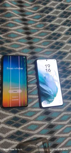 Celulares s21 5g com detalhes na tela somente