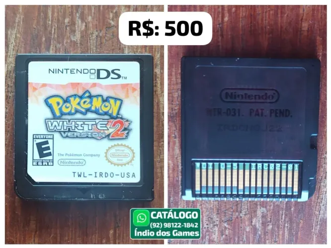 Pokemon White 2 = R$: 500