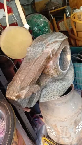 Peça Cabeça de Cavalo pedra sabão