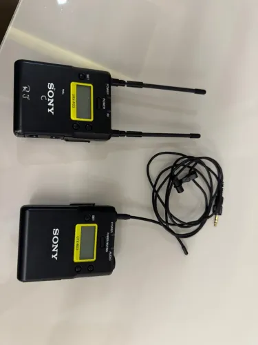 Microfone Lapela Sony sem fio