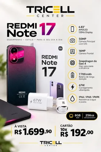 Aparelho REDMI note 17
