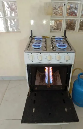 Fogão 4 bocas funcionando perfeitamente entrega grátis são Luís