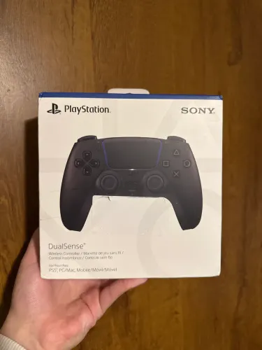 Controle PS5 Sony DualSense Midnight Black Novo Lacrado