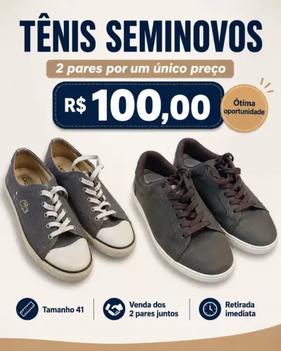 Venda de tênis masculino