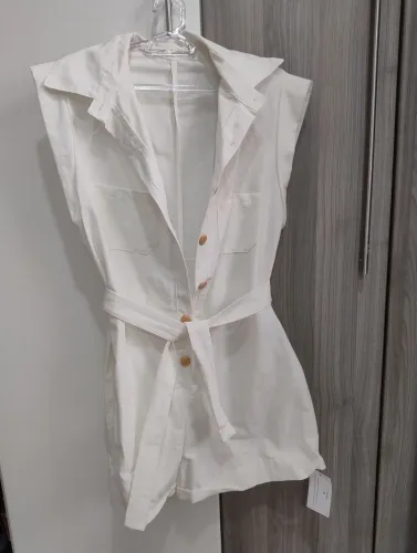 Macacão off white - By Pamzita