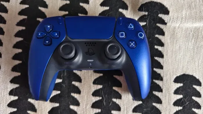 Controle Joystick Ps5 Azul Cobalt Blue Impecável