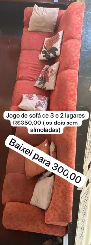 Conjunto de sofá de 3 e 2 lugares