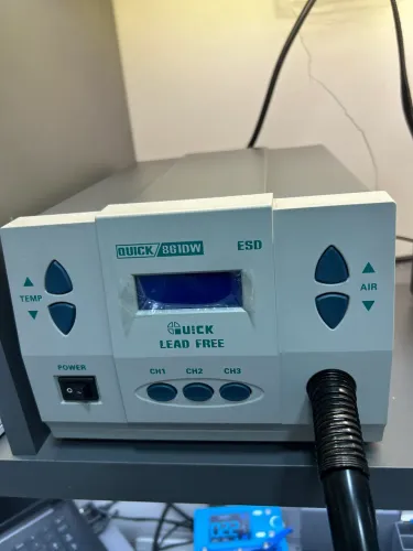 Estação de Retrabalho Quick 861DW Original - 1000W | Ar Quente Profissional