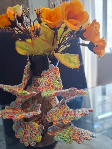 Brincos em croche