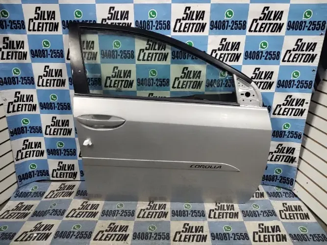 porta dianteira direita corolla 2015 ate 2019prata 10fotos produto