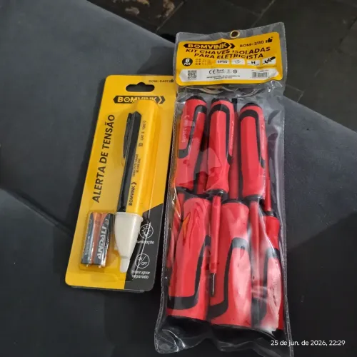 Kit chave isolada eletricista 