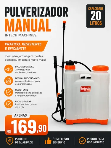 PULVERIZADOR COSTAL 20 litros