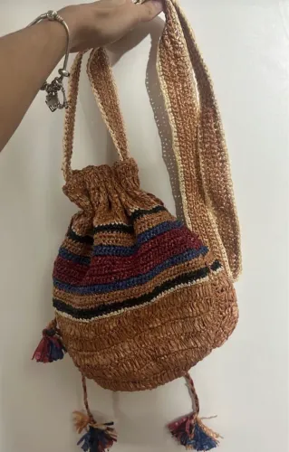 bolsa rupo bag palha antik batik