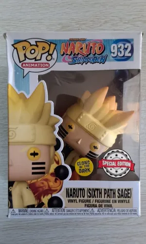 Funko Pop Naruto Sábio dos Seis Caminhos #932 Brilha no Escuro
