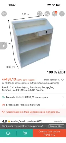 Balcão de caixa